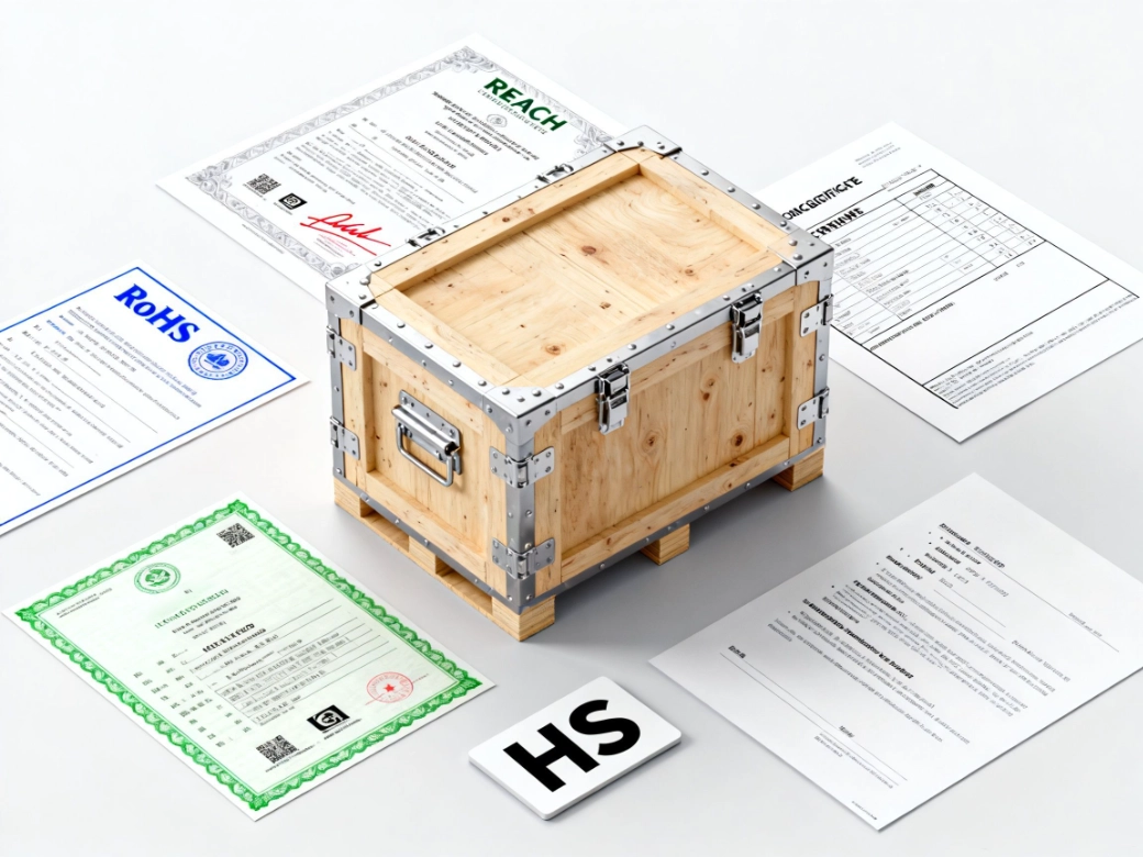 Regulatory and Export Compliance Documentation for Manufacturing Exports Including RoHS REACH DFARS and Packaging Standards