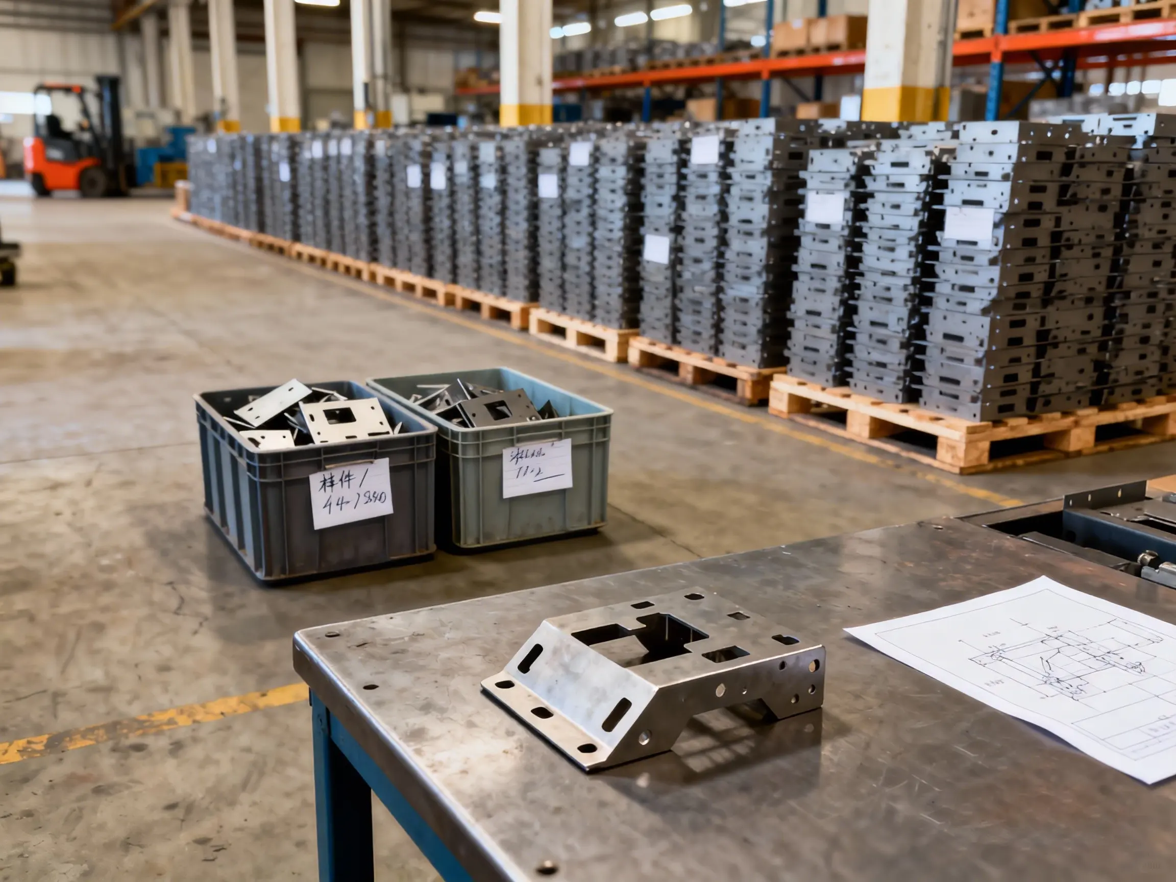 SR MFG's production volume range for laser-cut parts 1 piece →100,000+ pieces