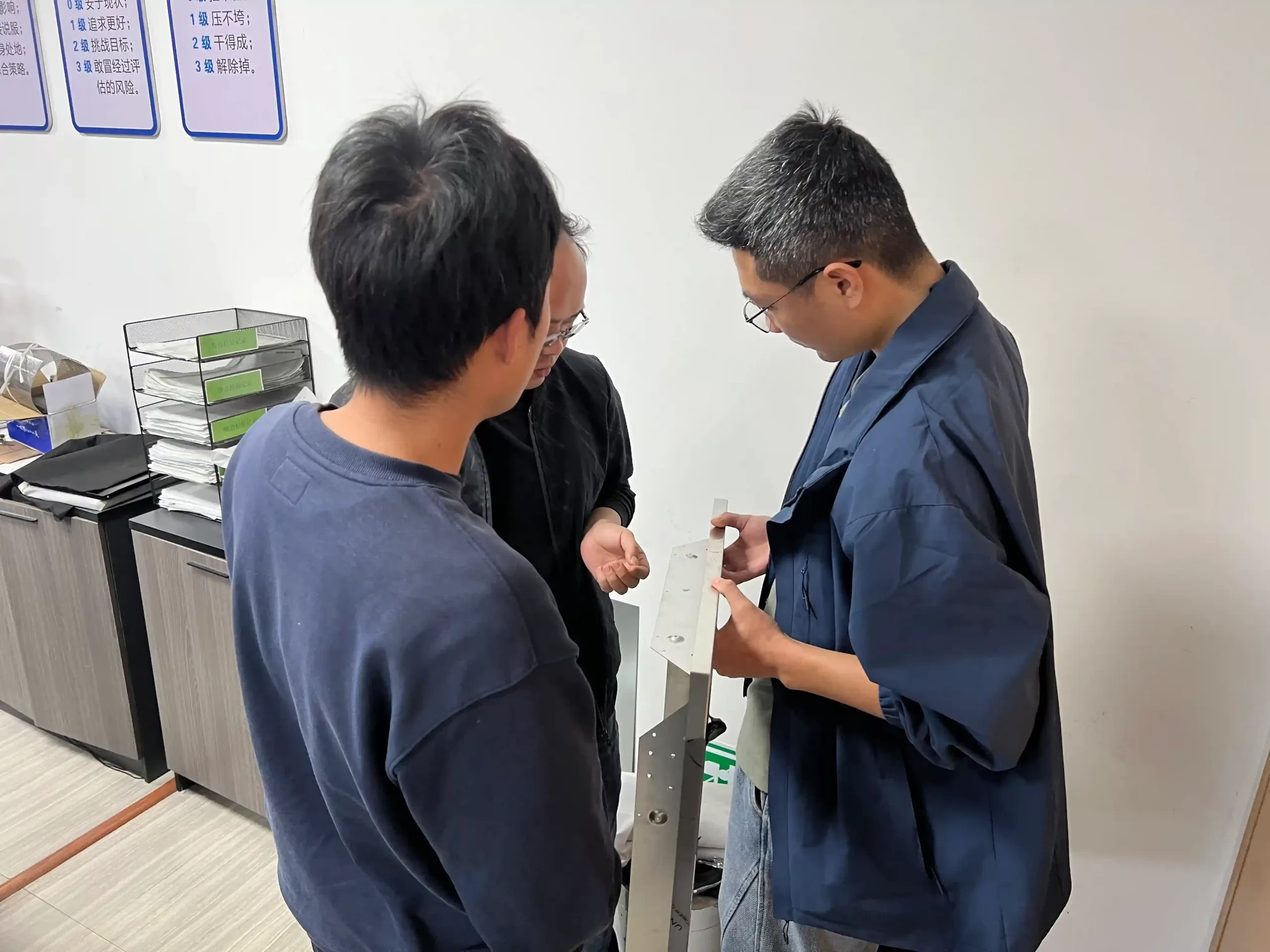 Inspector working on site