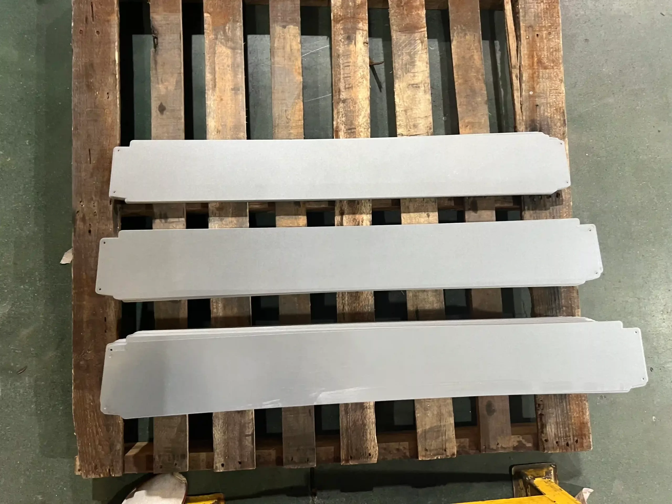 Laser-cut metal component detail 1