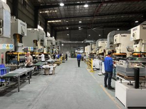 Panoramic view of the stamping workshop