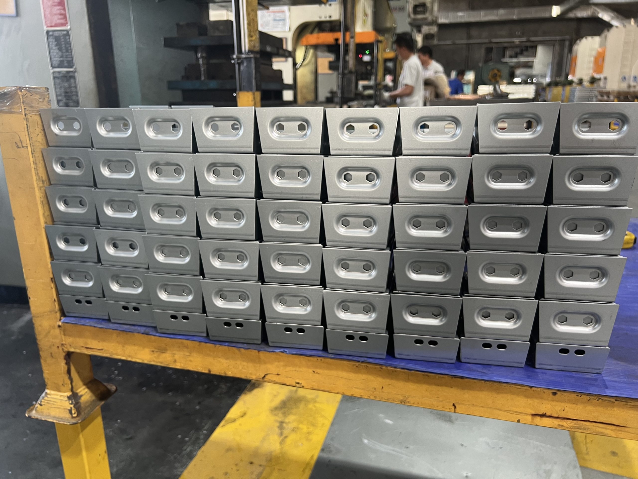 Stamped workpiece finished product