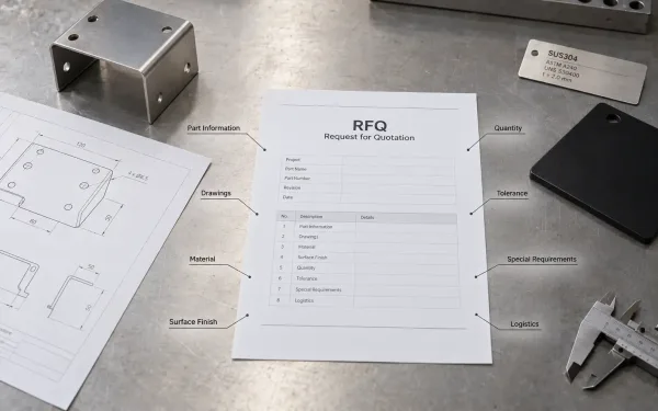 Effective RFQ structure for custom sheet metal fabrication