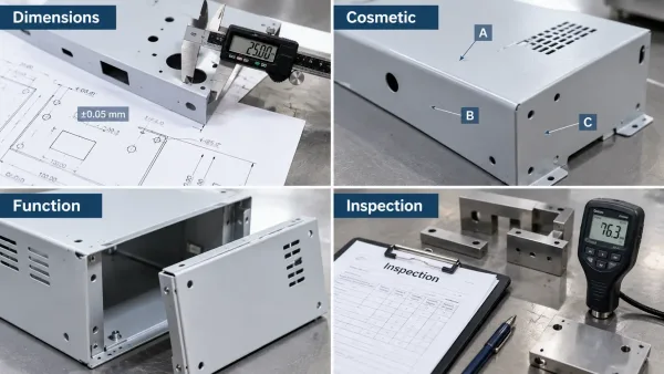 Quality requirements to confirm before ordering sheet metal parts