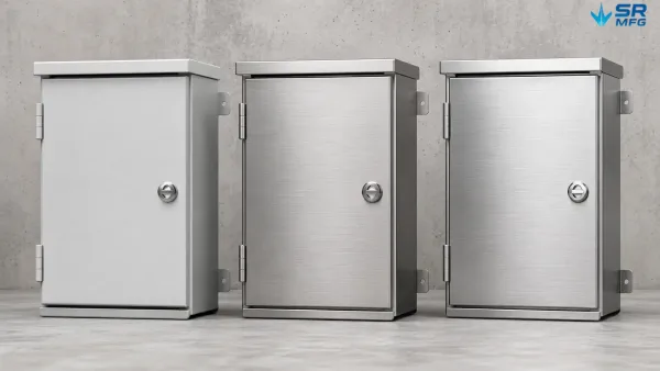 Carbon steel 304 stainless steel and 316 stainless steel outdoor junction box comparison