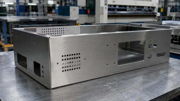 Industries and Metal Grinding Applications Ground sheet metal enclosure for industrial application