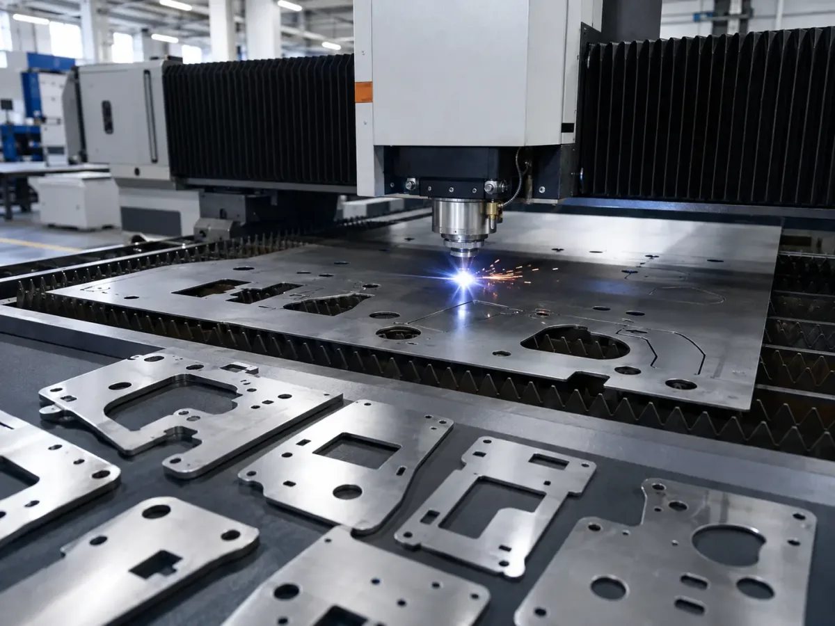 Laser cutting process for rapid sheet metal prototyping