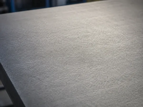 Metal Grinding Surface Texture Close-Up Close-up of ground metal surface with uniform matte texture