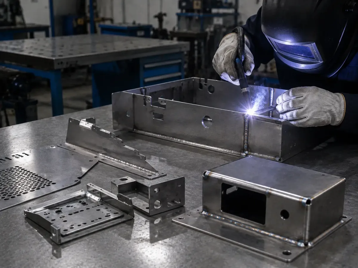 TIG and MIG welding for rapid sheet metal prototype assemblies