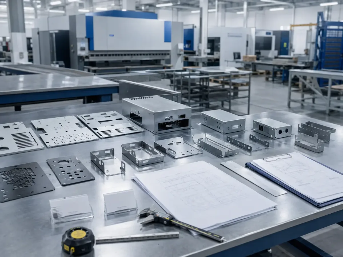 Quick-turn sheet metal prototypes for design validation and engineering testing