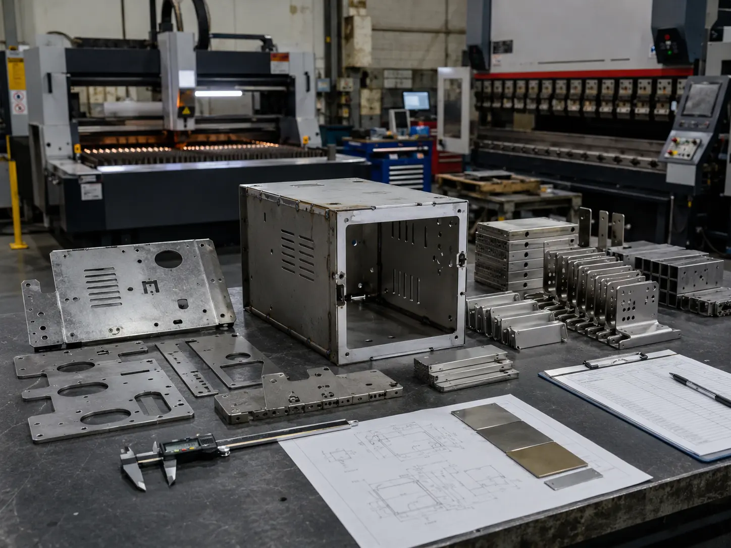 Comparison of sheet metal laser cutting supplier capabilities for custom fabricated parts