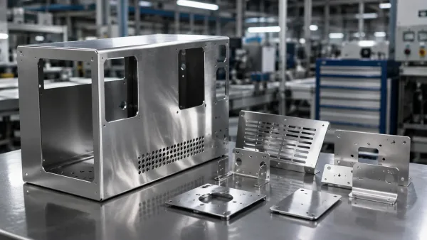 Polished sheet metal enclosure for industrial and OEM applications