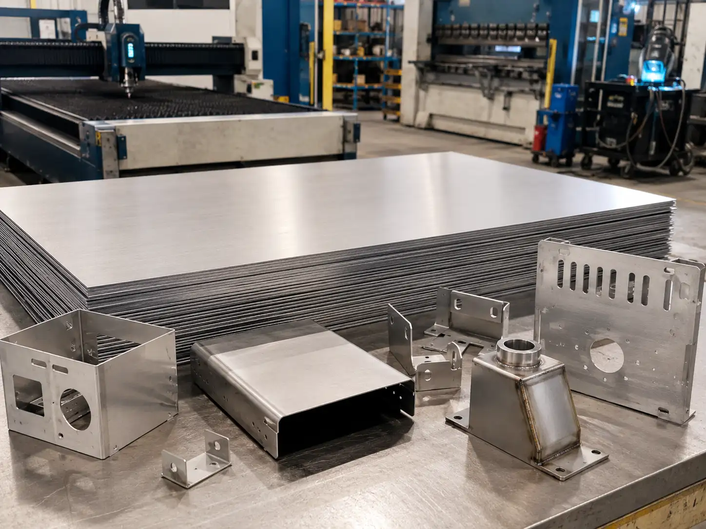 304 stainless steel sheet and fabricated parts used in general-purpose sheet metal fabrication