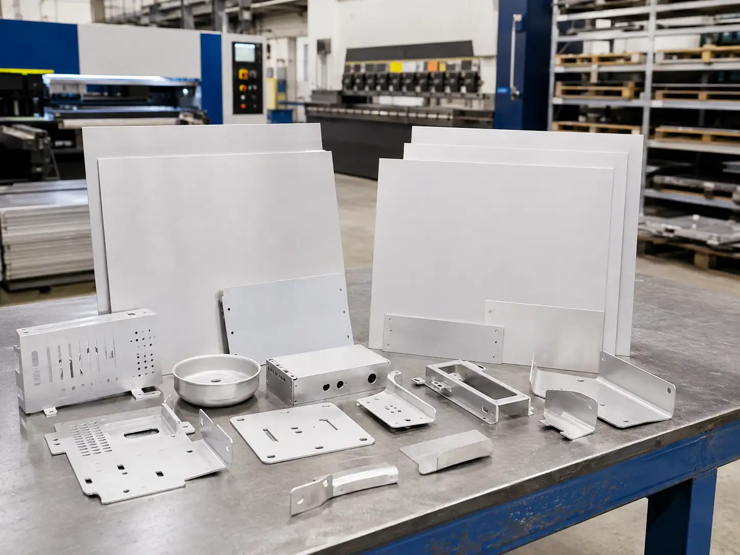 AA 1060 and AA 1100 aluminum sheets and fabricated parts used in sheet metal fabrication