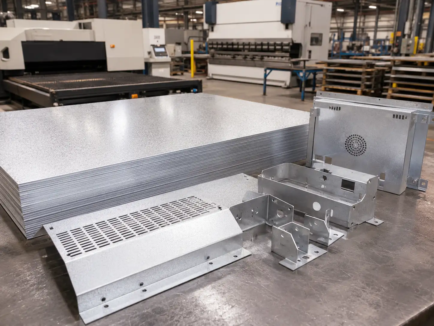 Aluminum-zinc alloy coated steel sheet and fabricated parts used for corrosion-resistant sheet metal applications
