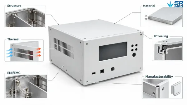 DFM engineering review for custom laboratory instrument enclosure manufacturing