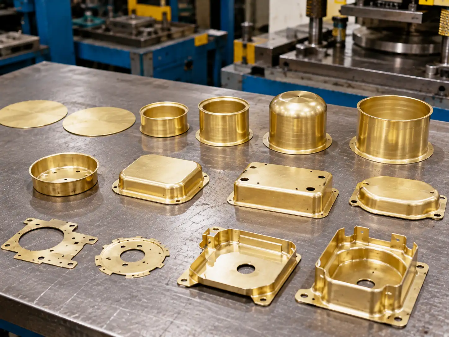 H68 and H70 brass deep-drawn parts and complex cold-formed components in metal fabrication