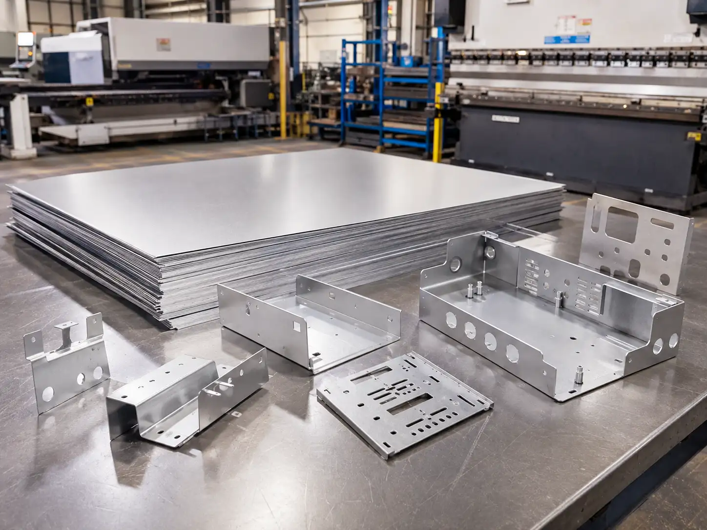 Electro-Galvanized Steel for Precision Sheet Metal Fabrication Electro-galvanized steel sheet with a smooth zinc coating used for precision sheet metal fabrication