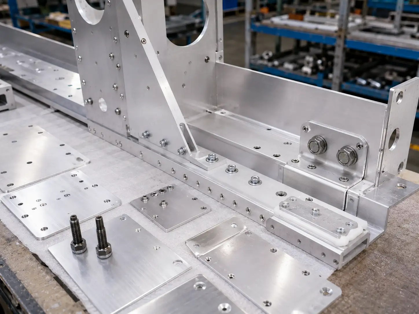 Joining Methods for AA 7075-T6 Structural Parts AA 7075-T6 aluminum parts before and after anodizing with dimensional and appearance inspection