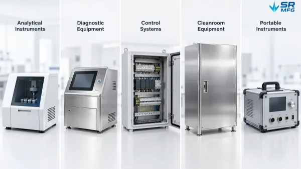 Custom enclosure configurations for different laboratory equipment applications