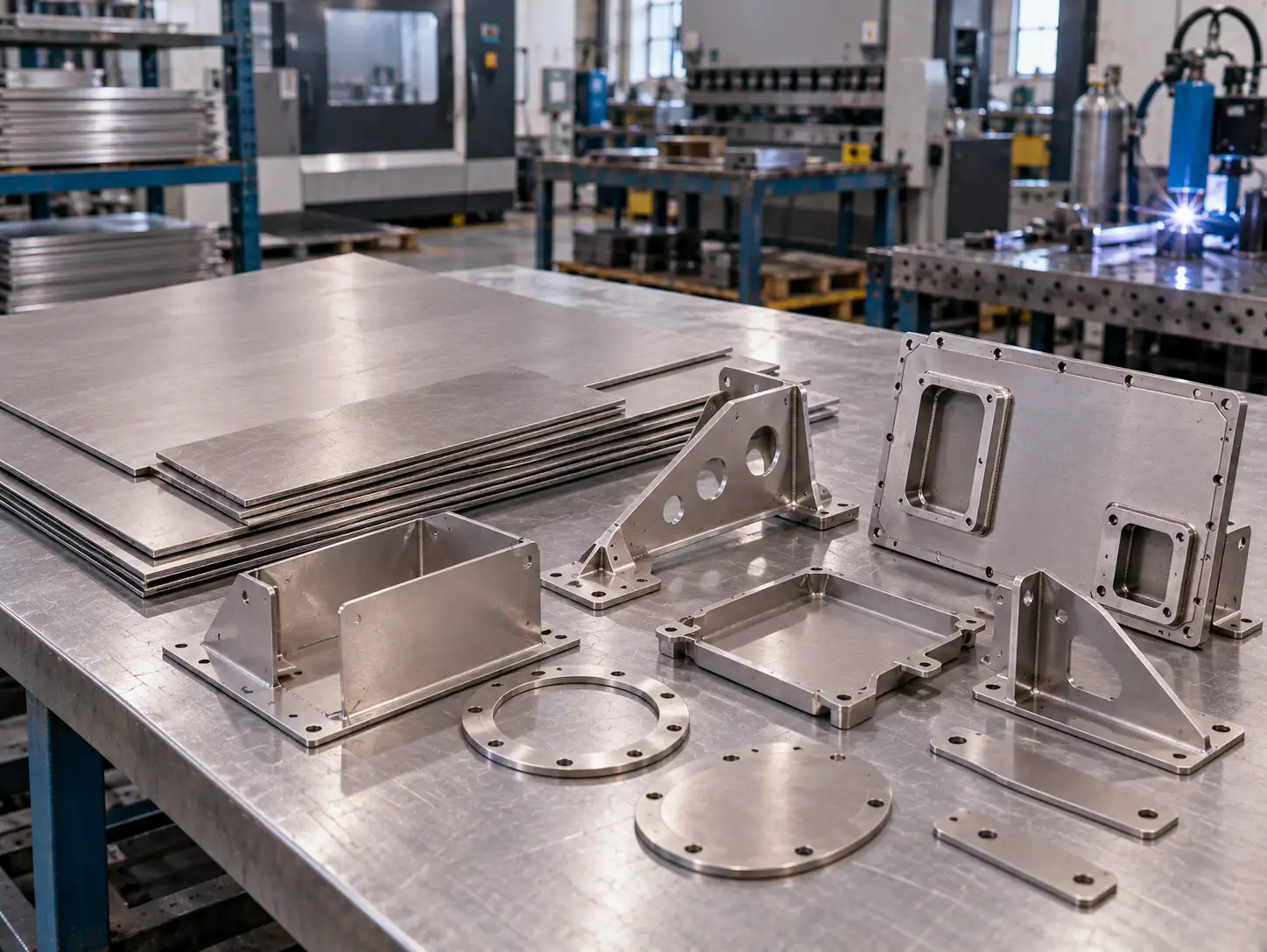 Ti31 near-alpha titanium alloy sheet and fabricated structural parts for corrosion-resistant marine metal fabrication