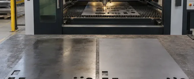 Oiled vs dry sheet metal comparison for laser cutting