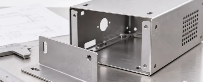 Sheet metal operation sequence affecting assembly accuracy
